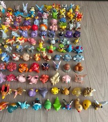 Pokemon 151 Complete Set Finger Puppet Figures Bandai Kids Gen 1 Kanto Japan