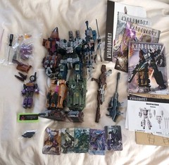 Warbotron Combaticons 3rd Party Bruticus Set (5)-WB01 Complete (Broken Wheel)
