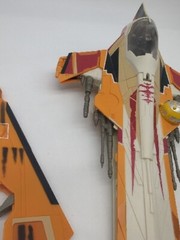 Star War Plo Koon’s Jedi Star Fighter Orange Space Ship Hasbro 2001