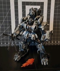 Transformers Takara Tomy Masterpiece Movie Series MPM-13 Blackout incomplete