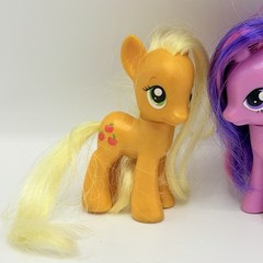 My Little Pony G4 Rainbow Dash Applejack Twilight Sparkl Figures Lot Hasbro 2010