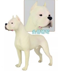1/6 Scale Realistic Dogo Dog Statue Resin Animal Model Toys Figure Decor Gifts