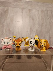 Disney Bulls I Characters, puzzle type figurines. You put characters together