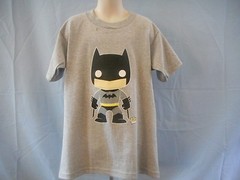 Batman Pop Vinyl T Shirt Gray XL Kds