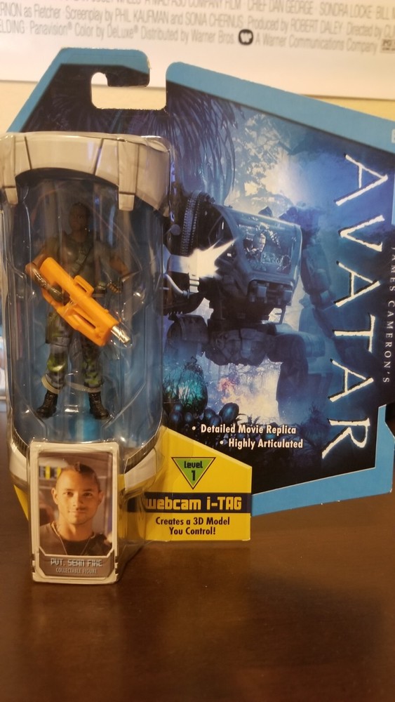2009 MATTEL–AVATAR MOVIE–PRIVATE SEAN FIKE FIGURE (NEW)