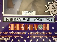 Soldiers of the World KOREAN WAR 1950-1953 CANADA SERGEANT 12″ figure (New)