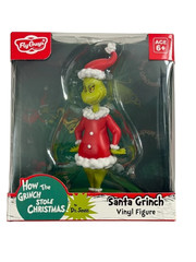 Dr. Seuss SANTA GRINCH Vinyl 5” Figure Collectible NEW
