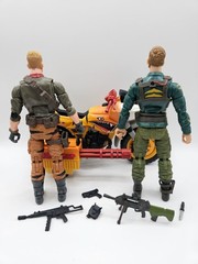 GI Joe Classified Tiger Force Lot with Ram Motorcycle Adult Owned NM+