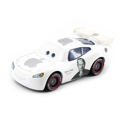 Disney Pixar Cars No.84 White Apple Car 1:55 Metal Diecast Toys Model Loose New