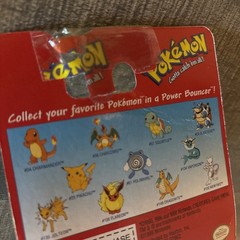 1999 Hasbro TOMY Pokemon Power Bouncer Ball Dragonite #149 Package Damage