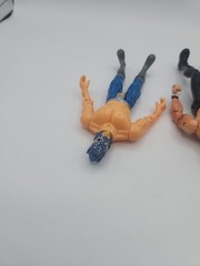 Rey Mysterio Unmasked +Volador Jr. Mexican Wrestling Figure Masked Luchador VTG