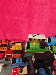 Thomas The Train Mixed Toy Lot 45 Items Metal Plastic Rubber Mixed Lot Toys