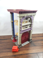Vtg 1987 Real Ghostbusters Firehouse Kenner Playset Lot w/Original & Repro Parts