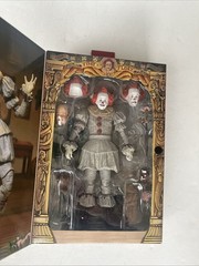 WELCOME TO DERRY NECA Ultimate Bob Gray Pennywise The Dancing Clown Figure NEW