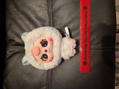 Baby Three Cats And Dog Series “Big Head Baby” Zipper Bag Plush Collectable