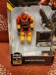 Halo Mega Construx 2019 Spartan Operator Red & Yellow Pro Builders Series 11 New