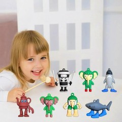 Mini Brainrot Action Figures Set – 24 Collectibles for Meme Lovers & Parties