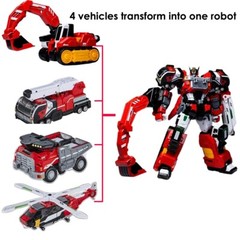 Metal Cardbot S FLAMENOVA Fire Car Transformer Robot Toy 2025 Flame Nova, 14+
