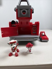Paw Patrol ULTIMATE RESCUE Fire Truck w/Extendable 2 ft Ladder MARSHALL 🔥🔥