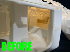 Cabin Extension – Command/Engine Module Bulkheads | 1976 Mattel Space 1999 Eagle