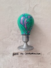 Ron English 3D Printed 1 of 1 Crypto Light Cult Light Bulb Skull Face