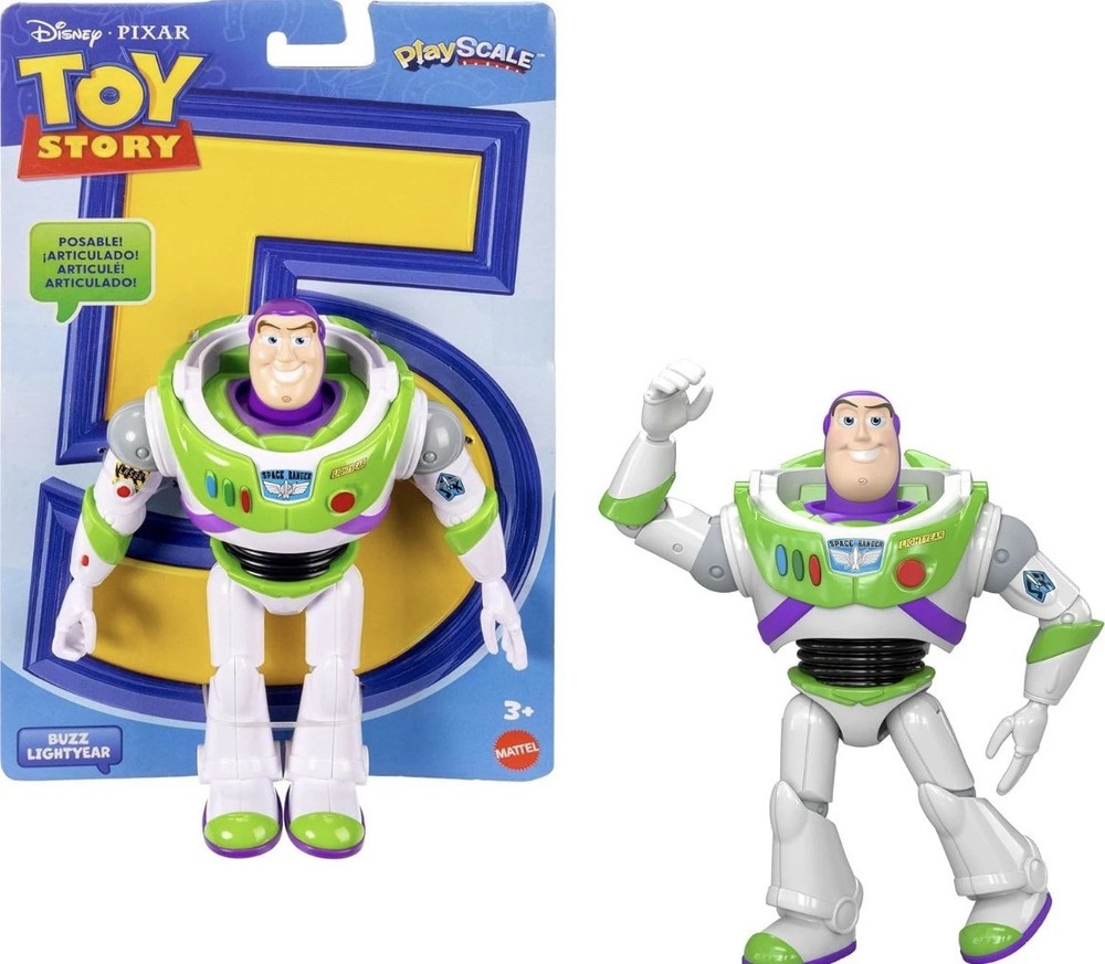 Disney / Pixar Toy Story 5 Playscale Buzz Lightyear Posable Action Figure