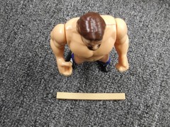 1991 WWF Hacksaw Jim Dugan Action Figure with 2×4- FREE SHIPPING