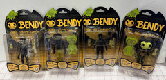 Bendy and Dark Revival Glow in Dark Set of 4 Figures Brand New Phatmojo