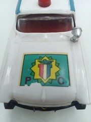 Highway Patrol Car With Box Carlos V Vintage Argentine Bichi No Batmobile Batman