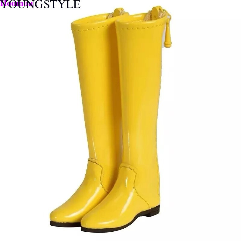 1/6 Flat Knee Boots Shoes For 12″ TBLeague PHICEN Hot Toys Female Figure Doll
