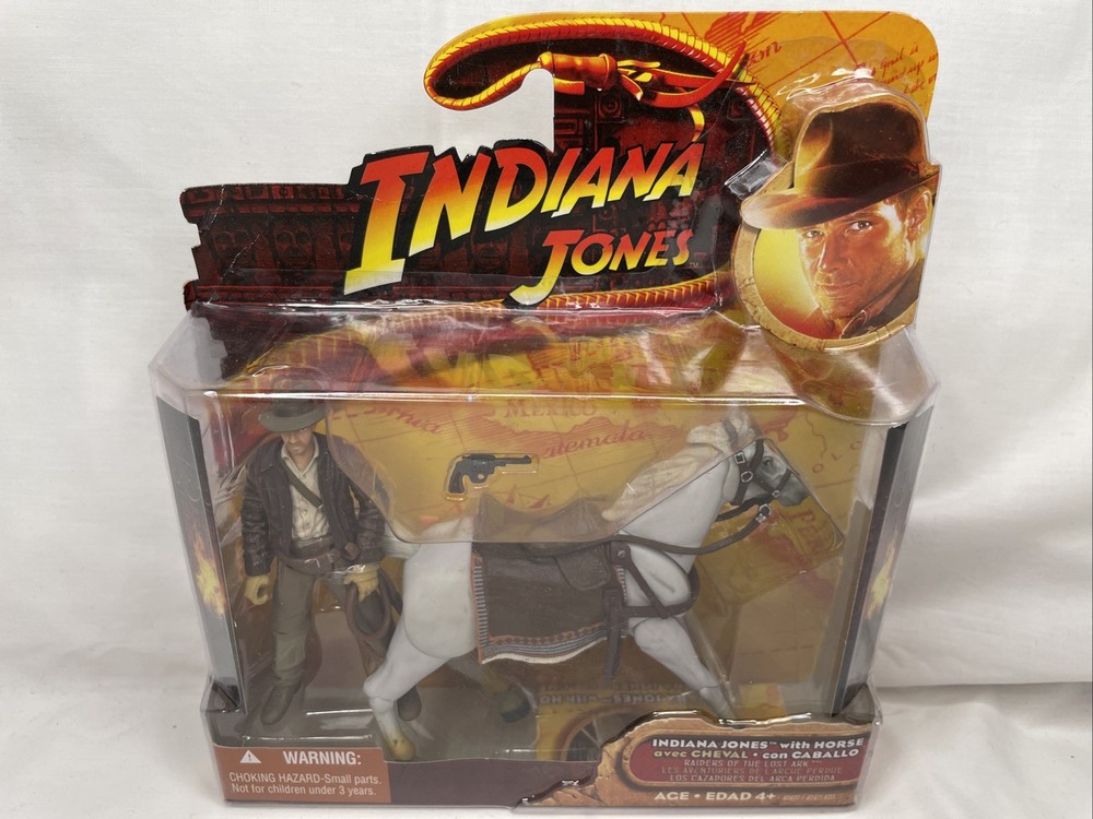 Hasbro Indiana Jones With Horse Action Figure Raiders Of The Lost Arc Brand New!