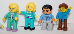 LOT OF (7) LEGO DUPLO MINI FIGURE PEOPLE – BABY KIDS ADULTS