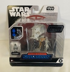 Star Wars Micro Galaxy Squadron Series 10 AT-ST #0009A Armada w/ Pilot Jazwares