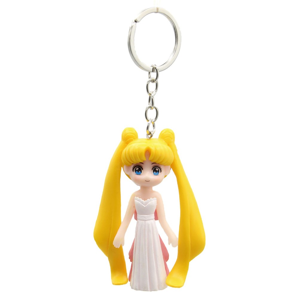 PRINCESS SERENITY Sailor Moon 3 in. Keychain Action Figure (Usagi Tsukino Anime)
