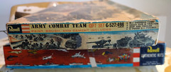 Revell 1956 Army Combat Team Gift Set-mostly complete w bonus stuff!!