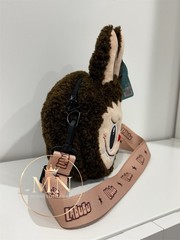 🇺🇸Authentic POPMART PopLand EXCLUSIVE Labubu Head Plush Crossbody Bag NWT