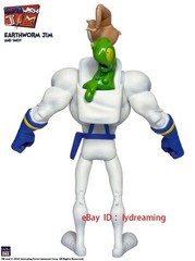 Earthworm Jim 1/12 Action Figure Collection Game Peripherals Worm Body Jim Heads
