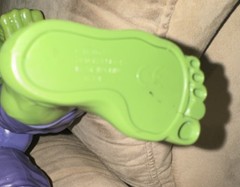 Vintage Marvel Hulk Action Figure Green Purple Comic Book Heroes Plastic