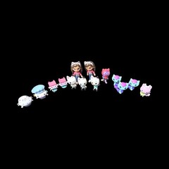 Gabbys Dollhouse Figure Lot Gabby Mercat DJ Catnip Pandy Paws Baby Box Lot of 14