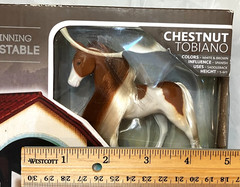 NEW Factory Sealed / ROYAL BREEDS (RB) CHESTNUT TOBIANO HORSE ~ BUILD A STABLE