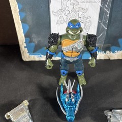 METAL MUTANT LEONARDO DRAGON SPIRIT PLAYAMATES TMNT NINJA TURTLES CARD NEAR COMP