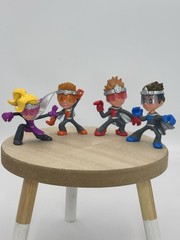Ninja Kidz Kids TV Mini Mystery Ninja Ball Action Figures Lot 4