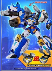 [NO BOX] Authentic Metal Cardbot W Blaion & Blue Cop Grand Blue Leon Robot Set