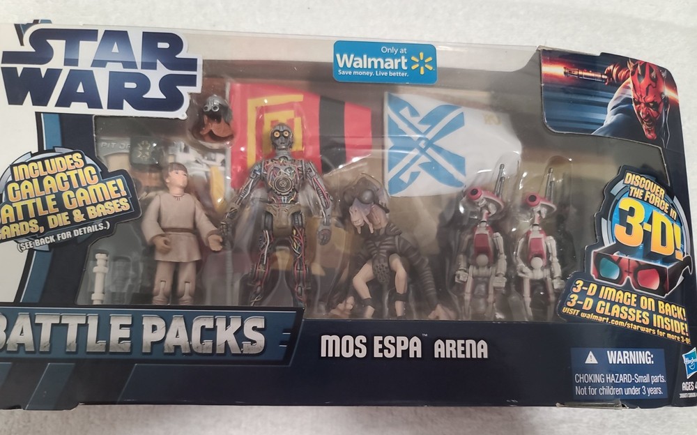 NEW! Hasbro 2012 Star Wars Mos Espa Arena Battle Packs (Walmart)