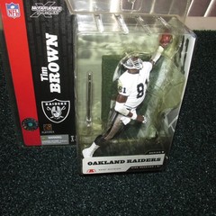 McFarlane 2004 Tim Brown Oakland Raiders series 8 (rookie piece) variant/Chase