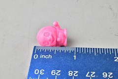 Keshi DORAEMON TV Asahi Pink Gashapon Mini Rubber Vintage 1″