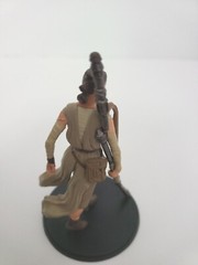 Star Wars Rey Figure Disney Store Cake Topper PVC. Broken Staff