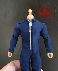 Handmade Blue body suit for 1/12 vtoy action figure (No Figure,Unbrand)