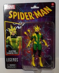 Marvel Legends Spider-Man Retro ~ELECTRO (FRANCINE FRYE) ~ 6″ Figure 2025 NEW