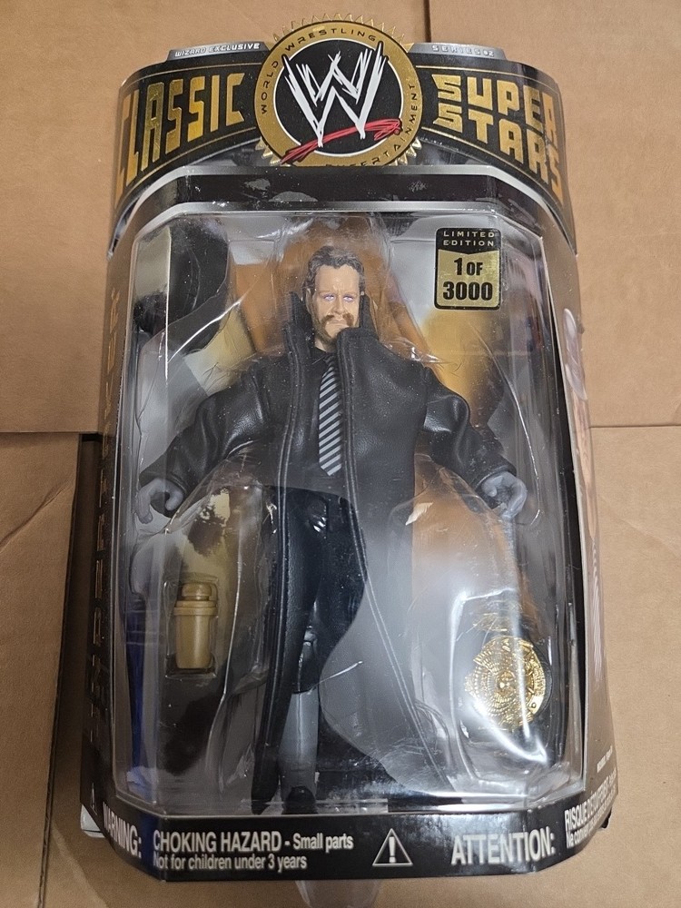 WWE WWF Jakks Classic Superstars The Undertaker LIMITIED EDITION 1 of 3000 RARE